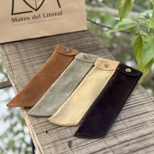 Bombillero cuero gamuzado 