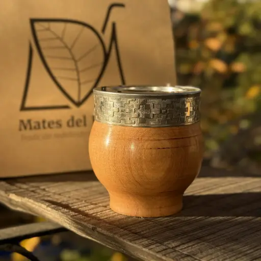 Imperial de algarrobo, virola de inoxidable